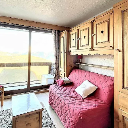 Studio Confortable Skis Aux Pieds Avec Balcon - Fr-1-267-245 * Villarembert