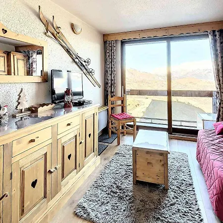 Studio Confortable Skis Aux Pieds Avec Balcon - Fr-1-267-245 Villarembert